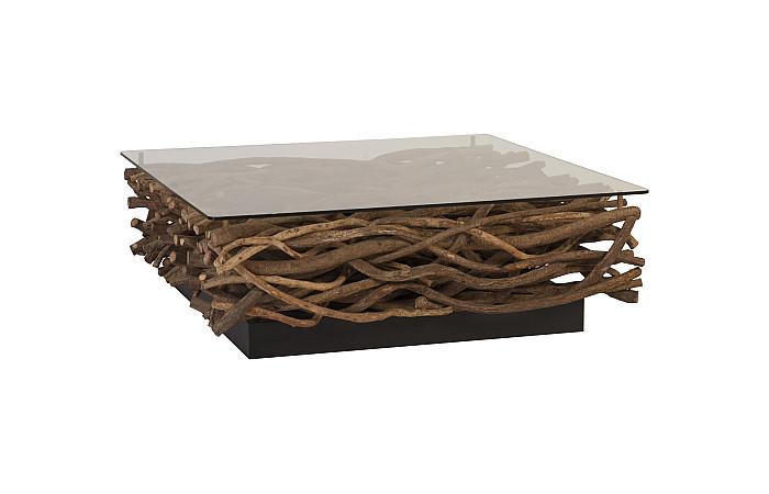 Vine Coffee Table, with Glass